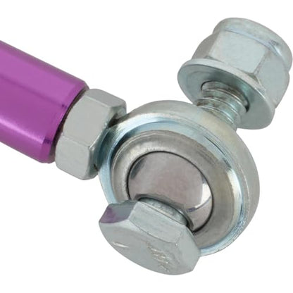 25-1/2 Inch Aluminum Throttle Linkage, 1/4 Inch Rod Ends, Red - color: Red