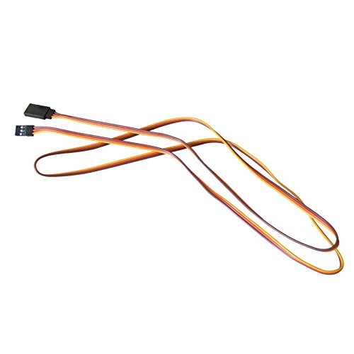 1000mm Servo Extension Cord Cable Lead Wire JR Futaba (Pack of 10 Pcs) - size: 1000mm