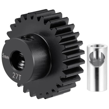 2pcs Pinion Gear 32P 5mm 27T Gear Motor Gears for 1/5 1/6 1/8 1/10 | 1/14 1/16 1/18 RC Buggy Monster Truck Drift Car Off-Road Crawler Parts - size: 27T