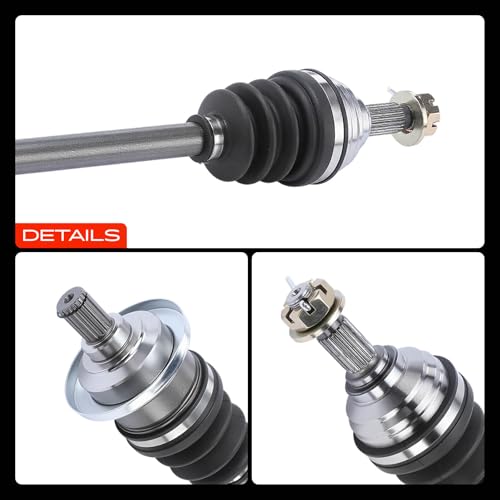 A-Premium Set of 2 Front or Rear CV Axle Shaft Assembly | Compatible with Arctic Cat 400 2003-2004, 500 2003-2004, Driver and Passenger Side - style: 2Pcs Front or Rear