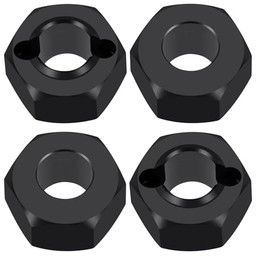 Rc Accessories for LOSI for Mini-B 2WD for Mini-T 2.0 4Pcs 1/16 1/18 Metal Hex Wheel Hub Adapters Conversion RC for Buggy Truck Model Upgrade Parts