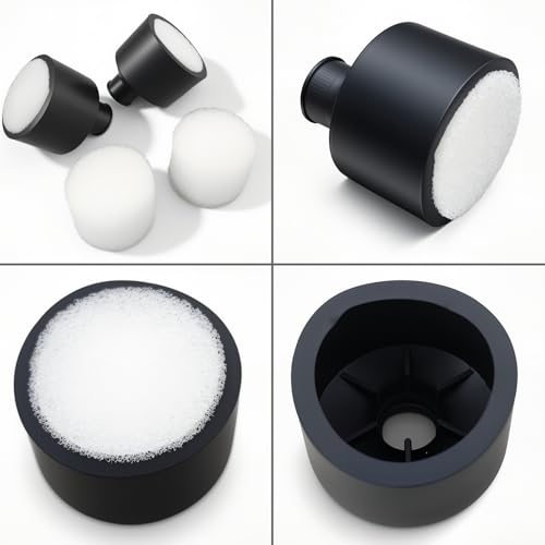 Tensso RC Engine Air Filter Sponge: Upgrade 2 Anti Foaming Filters | for 15-18cc, Remote Control Model Car Racing Cotton Nitro Foam Cleaner for 1:10 HSP 02028 Replacement Parts, 2 Extra Sponges