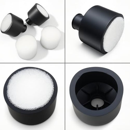 Tensso RC Engine Air Filter Sponge: Upgrade 2 Anti Foaming Filters | for 15-18cc, Remote Control Model Car Racing Cotton Nitro Foam Cleaner for 1:10 HSP 02028 Replacement Parts, 2 Extra Sponges