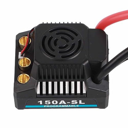 150A RC Brushless ESC, 5A 5.8V BCE Output with Sensorless Brushless Motor, for 1/8 RC Truck