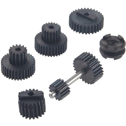 ShareGoo 1Set Gearbox Steel Gear Set Fit for Dual-Speed Transmission Gear Box Compatible with WPL B1 B14 B24 B16 B36 C14 C24 1/16 RC Car