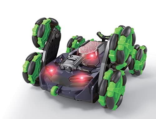 LEXiBOOK, Crosslander Flip RC Car, RC45 | 360° stunts, Smoke jet, 6 wheels, Rechargeable - style: Crosslander Flip