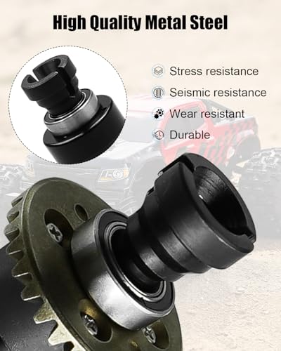 Differential 30T 0.8Mod V2 Fit for ARRMA GROM Typhon Granite Mojave | 2PCS 30T Differential Gear With 0.8Mod Design, Compatible With 1/18 ARRMA GROM Series RC Vehicles