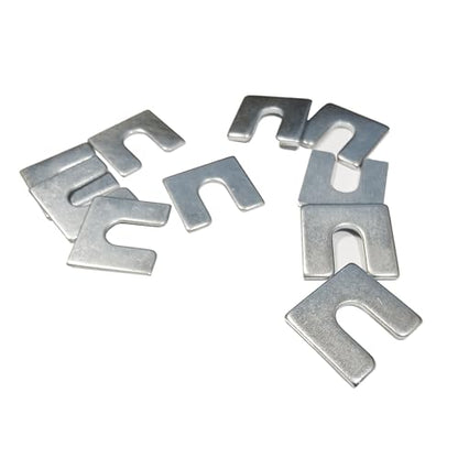 Automotive Alignment Shim Assortment Kit Auto Body Fender Alignment Shim 1/16" & 1/8" Thick- 3/8" Slot (30)