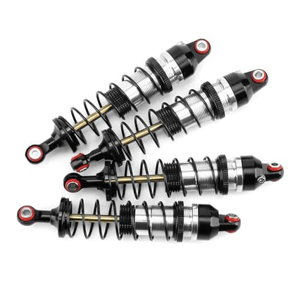 89mm Threaded Damper for Tra-xxas 1:16 Mini Maxx 4WD XRT VXL-3S | Monster Truck Upgrades Silver Aluminum 7075 Alloy Adjustable Spring Shock Absorber - color: Silver