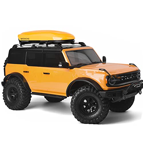 TECKEEN Adjustable Aluminum Alloy+Nylon Roof Luggage Rack for 1/10 RC Crawler Car Truck