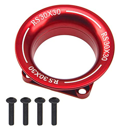 Metal Motor ESC Cooling Fan Cover Air Inlet Channel 3010 for 30mm×30mm 540 550 Motor Fan Compatible with 1/8 1/10 1/12 RC Car Truck (Red) - color: Red