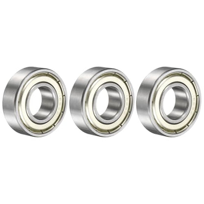 uxcell 3 Pcs 1623ZZ Deep Groove Ball Bearing 5/8" x 1-3/8" x 7/16" Double Metal Sealed, Chrome Steel Bearings - size: 1623ZZ 5/8" x 1-3/8" x 7/16"