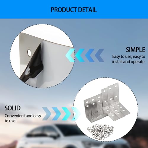 Car Air Intake Filter Cover, Stainless Steel Heat-Insulation Vehicle Intake Shield Cover, Automotive Air Filters Engine Bay Heat Guard, Compatible with 2.5-3.5" Cone