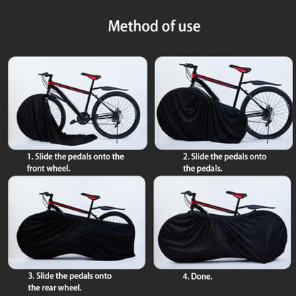 Bike Wheel Cover for Van Rysel RC 500 V2 Bike Tire Wheel Covers Dust-Proof High Elasticity Bicycle Protection Storage Bag,18-22 Inches - size: 18-22 Inches