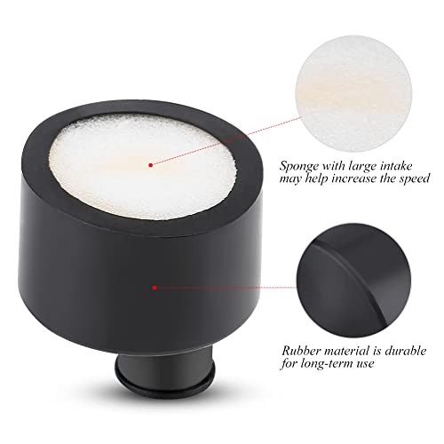Pilipane RC Car Air Filter with Sponge –1.3x1.3 inch High Flow RC Air Filter for 1/10 Scale Nitro RC Cars Replacement Part Compatible for HSP 02028 and Other Models