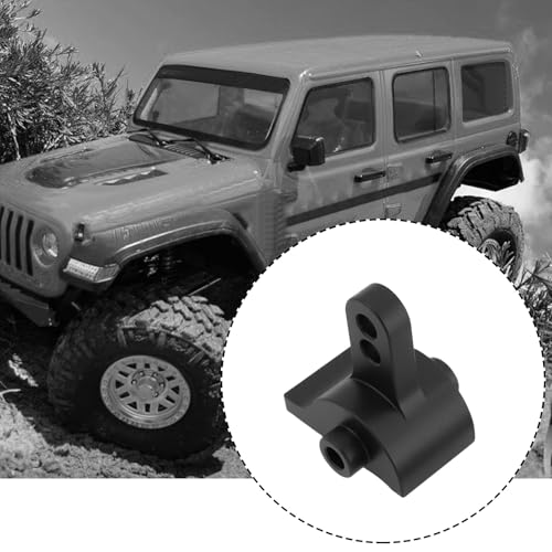 RC Car Rear Upper Link Riser Compatible with Axial SCX10 III AR45P 1/10 RC Crawler LCG Chassis DIY (Black) - color: Black