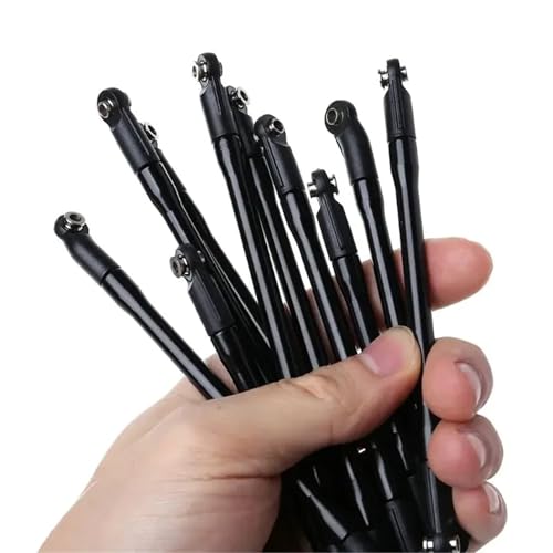 RC Models Parts For Axial For SCX10 II 90046 10Pcs/Set 1/10 RC Crawler Car Metal Link Set Plastic Rod End
