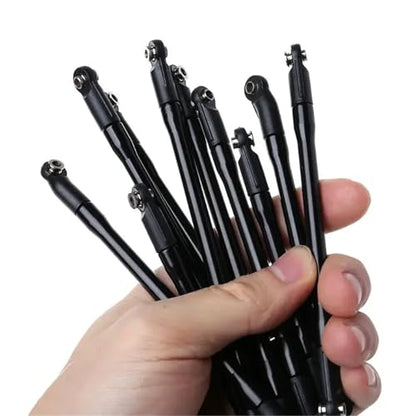 RC Models Parts For Axial For SCX10 II 90046 10Pcs/Set 1/10 RC Crawler Car Metal Link Set Plastic Rod End