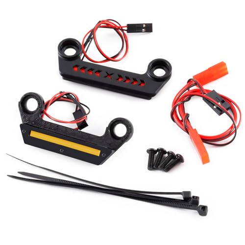 Led Headlight Taillight Light Bar for 1/16 Tra-xxas Mini Maxx | Small X Brushless 2S Rc 4Wd Off-Road Vehicle Upgrade Front Rear Light Kit