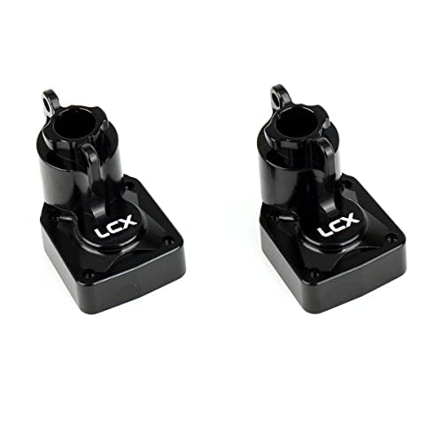 LCX Racing 1/18th RC Crawler Car Rear Portal Axles Aluminum Portal Axle Components for Axial Capra UTB18 Unlimited Trail Buggy, Upgrades Parts Accessories (Portal Housing)