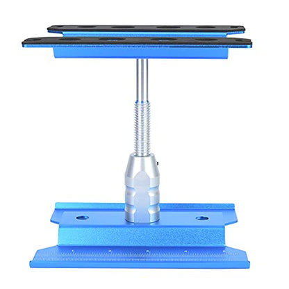 Car Repair Station, Rotation Assembly Platform Work Stand with Strong Professionalism and Adjustable Height for 1/8 1/10 RC Model Car(Blue)