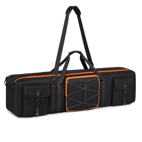 Tripod Carrying Case,Tripod Light Stand and Photography Lighting Kit Bag,Photo Studio Equipment Large Carrying Bag with Removable Padding (40 * 9.8 * 9.6in) - size: 40*9.8*9.6in