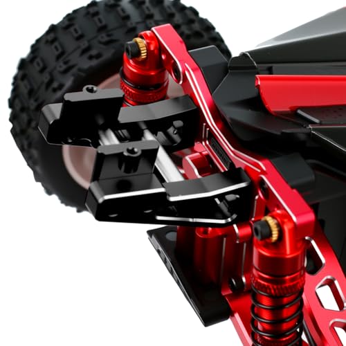 Aluminum Alloy Rear Wing Mount for Arrma 1/14 Typhon GROM Upgrade Parts (Black) - color: Black