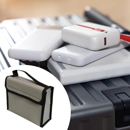 Menolana Battery Storage Pouch Portable Battery Protection Lipo Bag, L