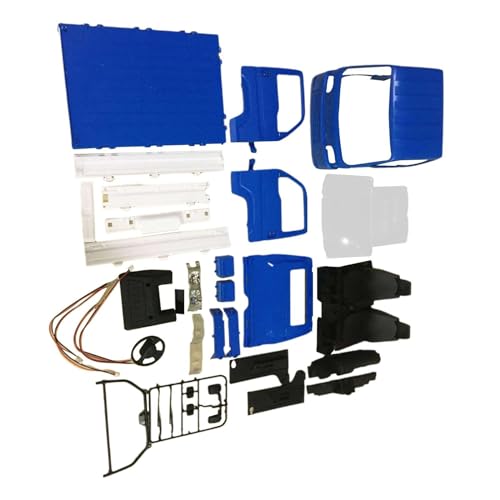 Kowaku RC Body Shell Replacement - DIY Easy to Install Spare Parts for WPL D12 WL01 Ld1297 1:16 RC Crawler, Blue