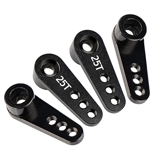 4pcs Aluminum RC 25T Servo Horn for Futaba Savox Xcore MG995 MG996R MG946R Servo