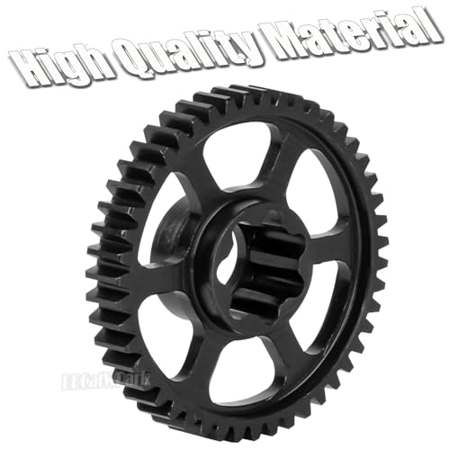 Steel 47T 0.8Mod Main Gear Upgrades Part for 1/16 Mini Maxx 4WD RTR Brushless Monster Truck Mini XRT,RC Spur Gear 0.8 Module 47 Tooth for 1/16 Mini Maxx BL-2s/Mini XRT VXL-3s,Replace 10761