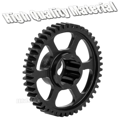 Steel 47T 0.8Mod Main Gear Upgrades Part for 1/16 Mini Maxx 4WD RTR Brushless Monster Truck Mini XRT,RC Spur Gear 0.8 Module 47 Tooth for 1/16 Mini Maxx BL-2s/Mini XRT VXL-3s,Replace 10761