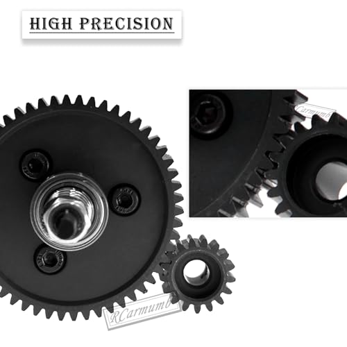 RC 54T Slipper Clutch Upgrades Part for Slash Stampede Rustler 4X4(VXL),Metal 54T Spur Gear with Pinions Gears Set(15T 17T 19T),Slipper Clutch Eliminator Hops up,#6878,Red - color: Red(54t)