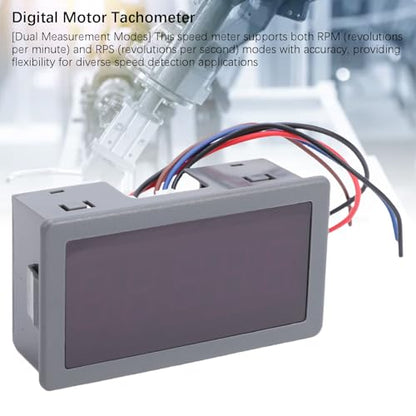 Garosa DC Brushless Motor Speed Meter, ABS Material, Accurate RPM Measurement, Hall Sensor for CNC Machines and Industrial Applications