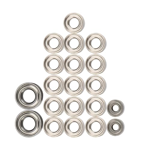 Bearing Kit for Axial SCX24 90081 AXI00001 AXI00002 20Pcs Steel Ball Bearing Set 1/24 RC Crawler Car Spare Upgrade Parts Accessories