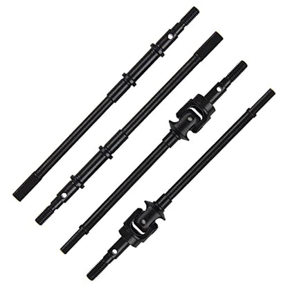 RC Front & Rear Steel Drive Shaft CVD Axle Compatible with Axial SCX10 II 90046 90047 1/10 RC Car