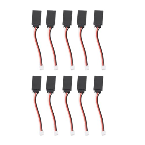 Male to Female 3-Pin Servo Extension Cord Lead Wire Cable Connectors,Versatile 3-Pin Servo Extension Cable Pack - Ideal for RC Model Cars, Airplanes, and Other Hobby