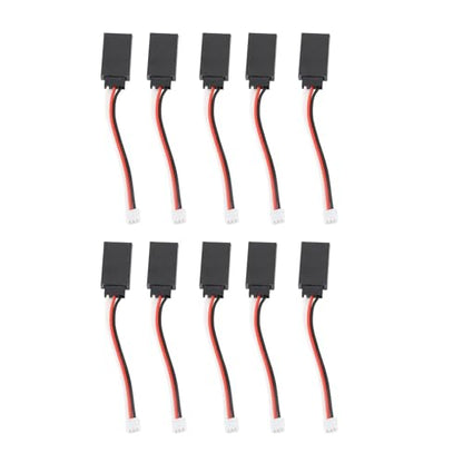 Male to Female 3-Pin Servo Extension Cord Lead Wire Cable Connectors,Versatile 3-Pin Servo Extension Cable Pack - Ideal for RC Model Cars, Airplanes, and Other Hobby