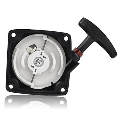 FLYPIG Recoil Pull Starter for 33cc 43cc 47cc 49cc 50cc Engine | Pocket Bike Dirt Bike Gas Scooter Chopper ATV Quad Mini-Choppers, Earthquake E43 Earth Auger Power Head