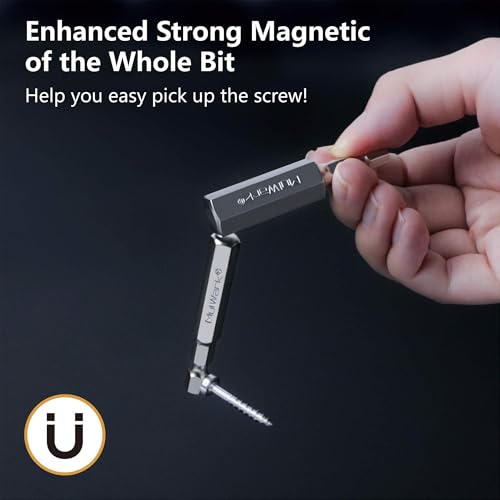 MulWark Hex Head Allen Wrench Drill Bit Set 20PC (10pc Metric & 10pc SAE), 2.3" Long 1/4" Diameter Quick Release Shank Magnetic Screwdriver Bit Set for Assembling Furniture - style: 20PC Hex Head Drill Bit Set