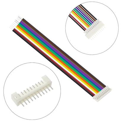 40Pcs Jst 2.0 Ph 11 Pin Connector Plug,Include 20pcs Mini 11 Pin Jst Ph2.0 Connector Plug Female with 150mm Cable Wire & 20pcs Male Micro Jst Ph2.0mm 11 Pin Connector Kit - size: Jst-2.0-Ph-11Pin-20pcs