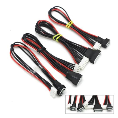 Jst-xh 2S 3S 4S 6S 20cm 22awg Silicone Wire Lipo Balance Wire Extension Charged Cable Lead Cord for RC Battery Parts Upgrade Replacement Use RC Car DIY Parts(6s) - size: 6s