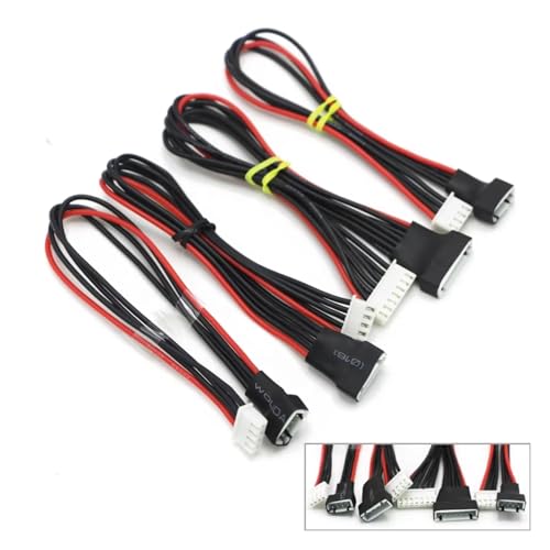 Jst-xh 2S 3S 4S 6S 20cm 22awg Silicone Wire Lipo Balance Wire Extension Charged Cable Lead Cord for RC Battery Parts Upgrade Replacement Use RC Car DIY Parts(3s) - size: 3s