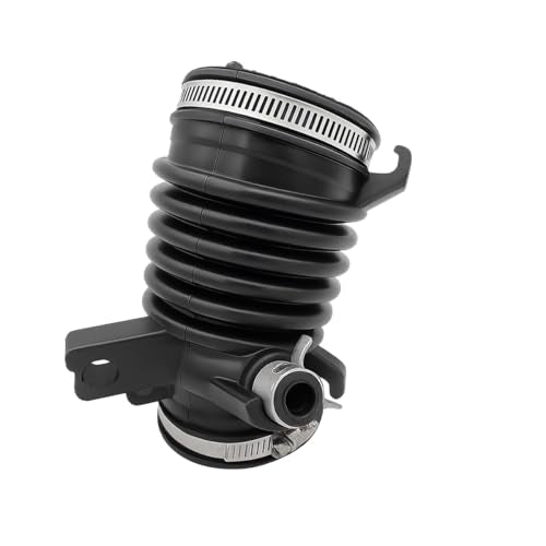 HZEL Car Air Cleaner Intake Hose Tube, OEM#17225-R1A-A01 Rubber Vehicle Engine Filter Air Intake Hose Duct with 3 Clamps, Auto Engine Filter Boot Replacement, Compatible with Civic Ilx