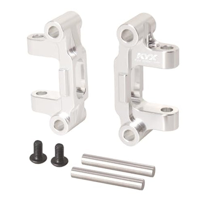 KYX Racing Aluminum Front Steering Knuckles C Hub Mount Upgrades Parts Accessories for 1/10 RC Crawler Tamiya Hornet-EVO