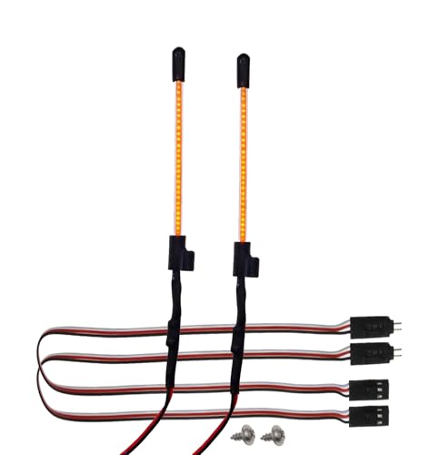 RC Car 2PCS Whip Light Set for TRX4 SCX10 1/10 1/12 RC Crawler,Pink | Effortless Plug-and-Play Installation,Bright LED Lighting,Purpose-Built for RC Rock Crawlers - color: Purple