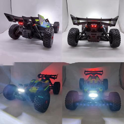 RC Headlight Taillight Kits for Arrma 1/8 Typhon 4X4 223S Front Rear Light LED Light Parts(White & Red)