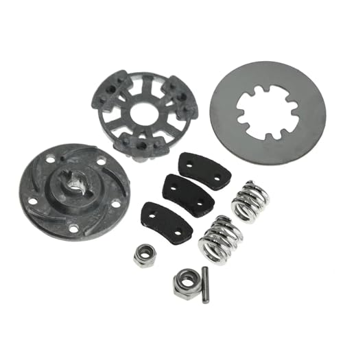 RC Car Parts Compatible with TRAXXAS for Slash 4X4 for Rustler Upgrade Parts Metal Slipper Clutch Rebuild Kit Slipper Pressure Plate & Hub 5552X 5556
