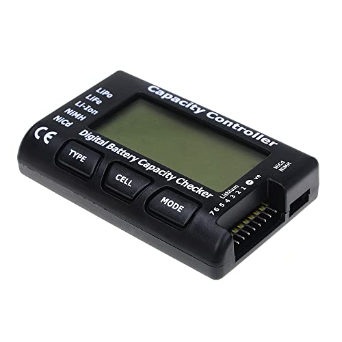 Goldby RC Cellmeter 7 Digital Battery Capacity Checker Controller Tester Voltage Tester Checker for LiPo Life Li-ion NiMH Nicd Battery
