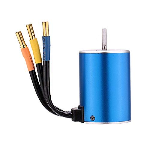 GoolRC 3650 3100KV 4P Sensorless Brushless Motor with 60A Brushless ESC?Electric Speed Controller? for 1/10 RC Car Truck